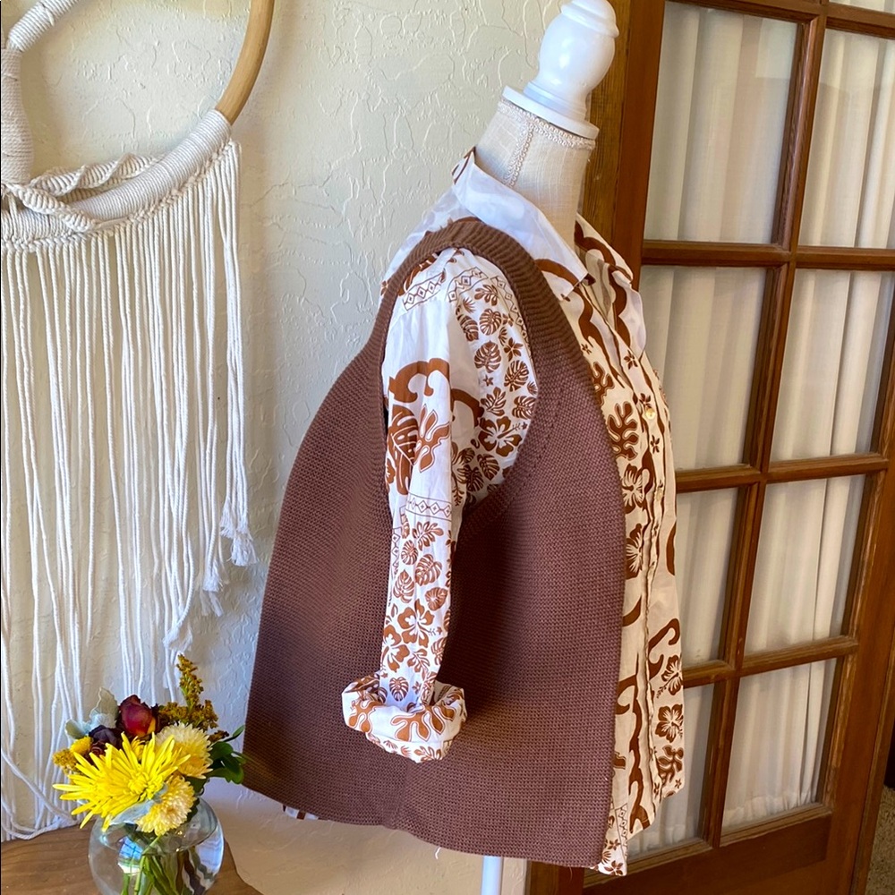 🎉 NWT‼️  PAINTED TREE KNIT SWEATER TOTE‼️